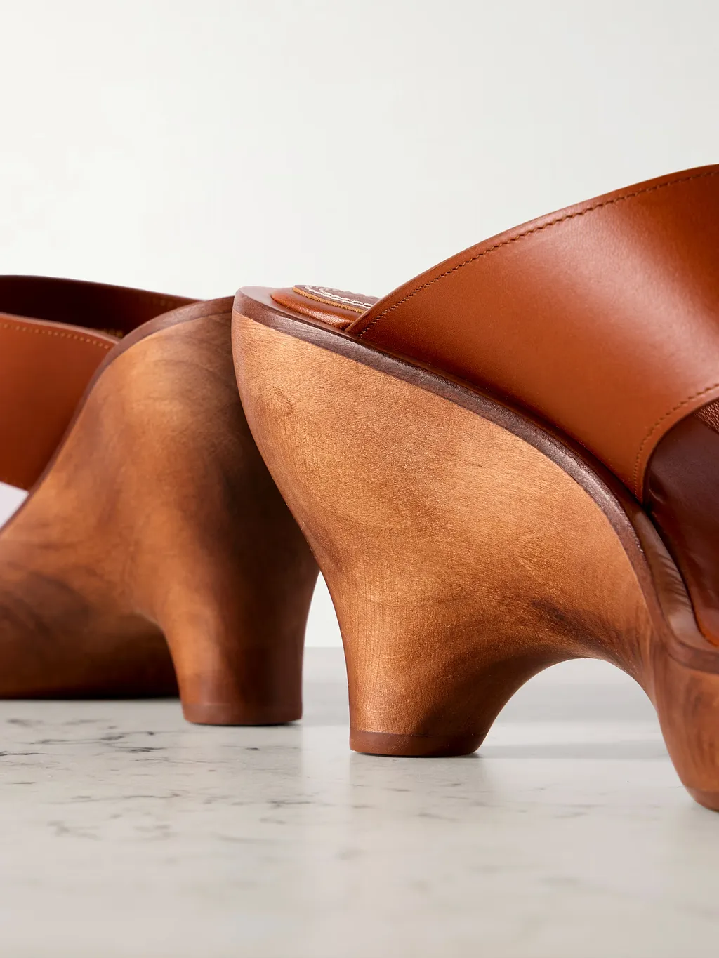 Wild Wedge Leather Platform Sandals