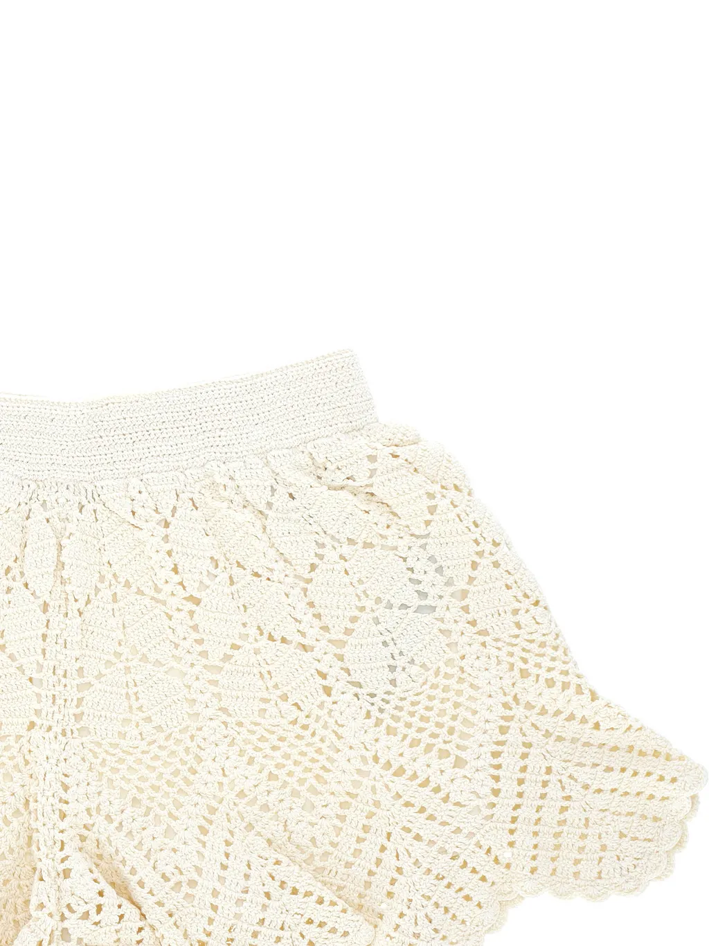 Zimmermann Awaken Lace Crochet Shorts