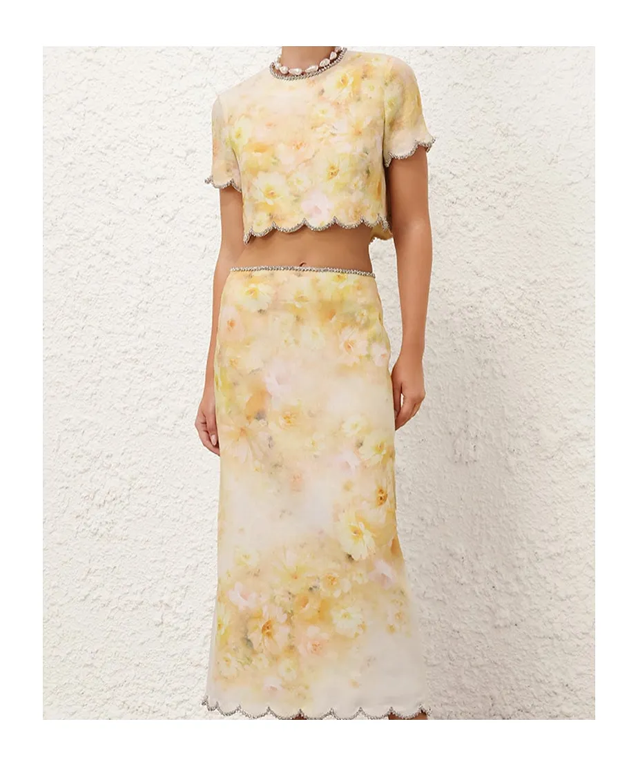 Zimmermann Crush Scalloped Top