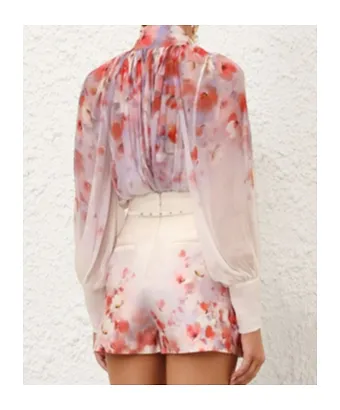 Zimmermann Crush Smock Blouse