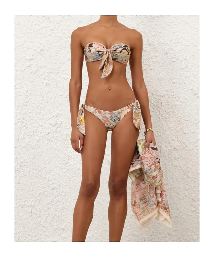 Zimmermann Daylight Tie Bikini Top
