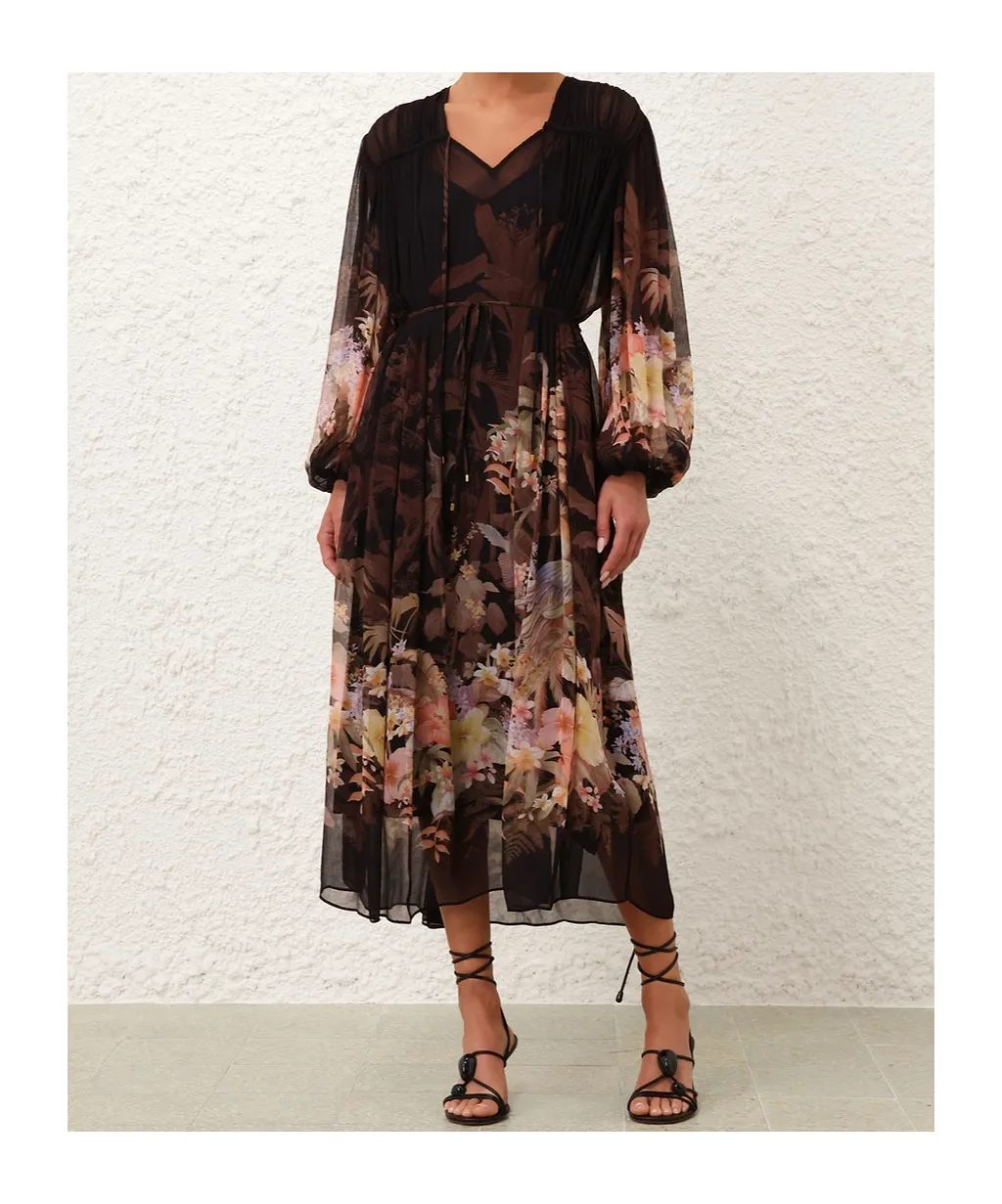 Zimmermann Floral Midi Dress