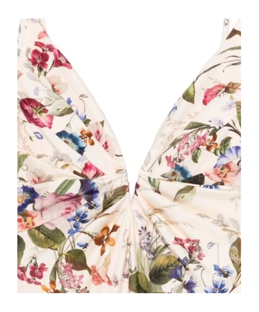 Zimmermann Floral-Printed One Piece Swimsuit