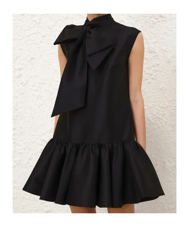 Zimmermann Hypnotic Bow Mini Dress