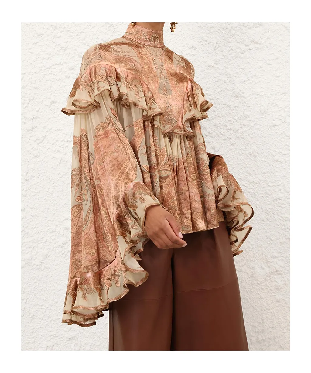 Zimmermann Hypnotic Burnout Blouse