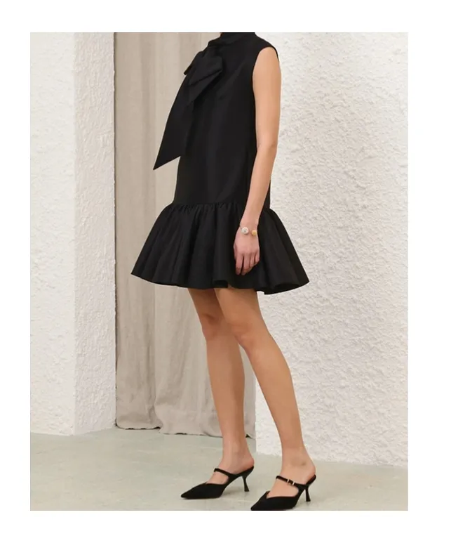 Zimmermann Hypnotic Bow Mini Dress