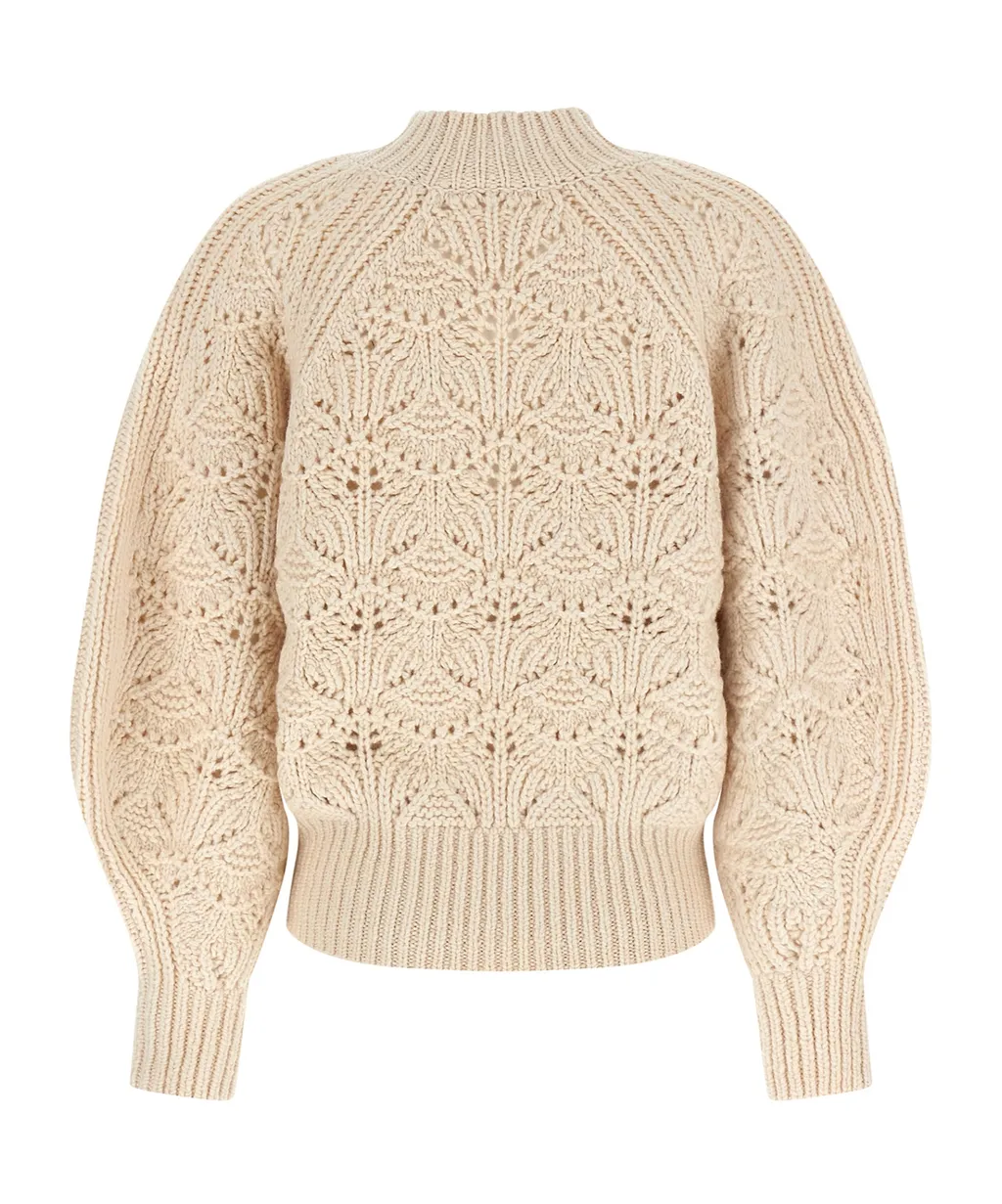Zimmermann Hypnotic Cable Knit Sweater