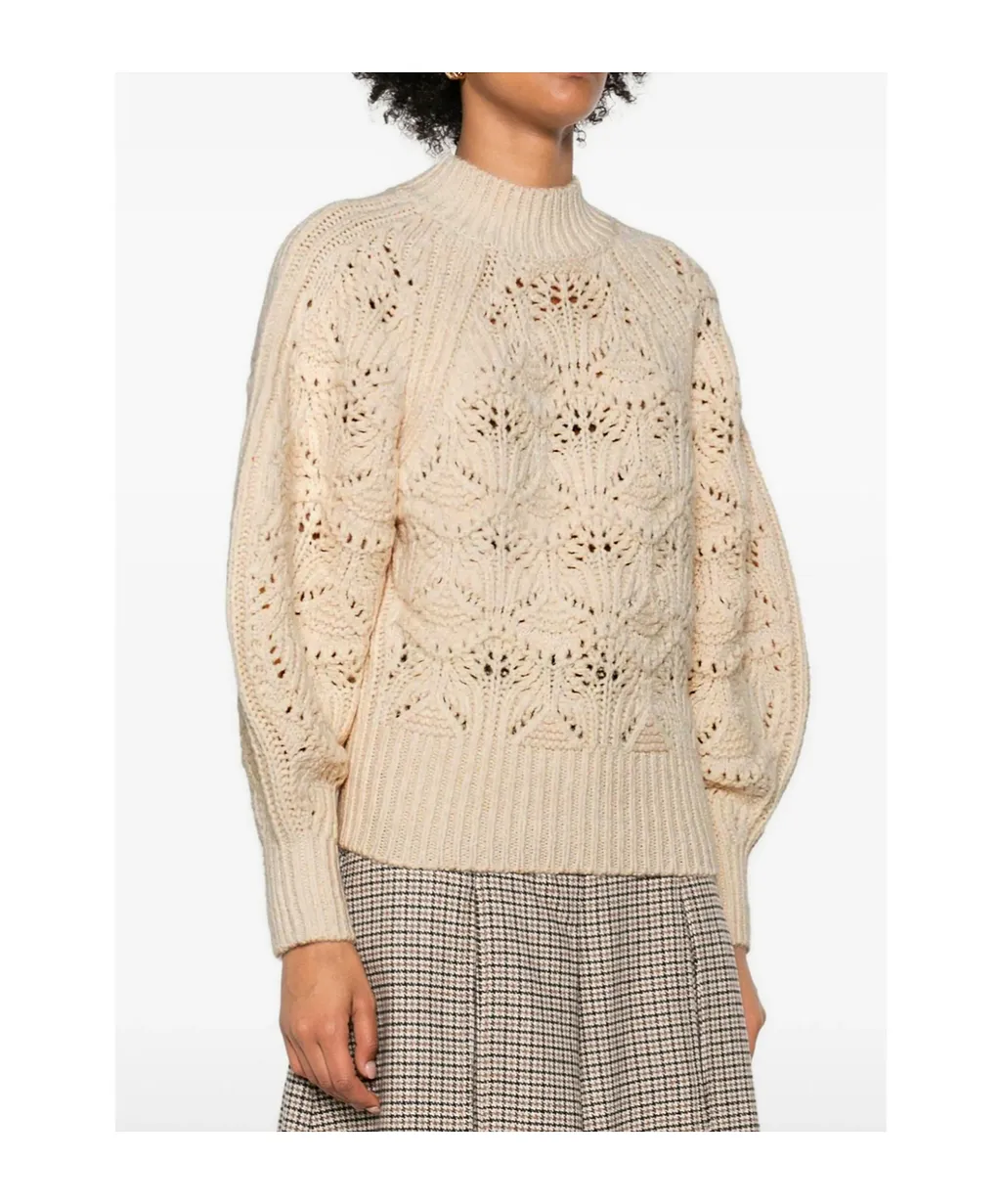 Zimmermann Hypnotic Cable Knit Sweater