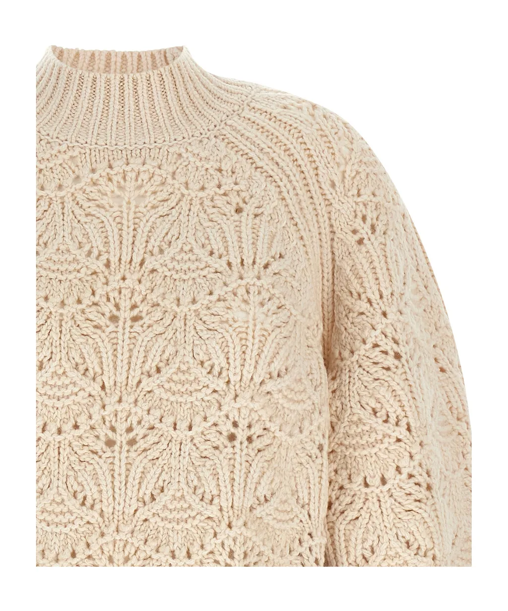 Zimmermann Hypnotic Cable Knit Sweater