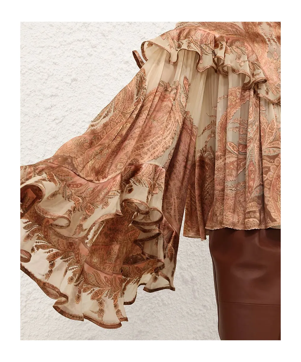 Zimmermann Hypnotic Burnout Blouse