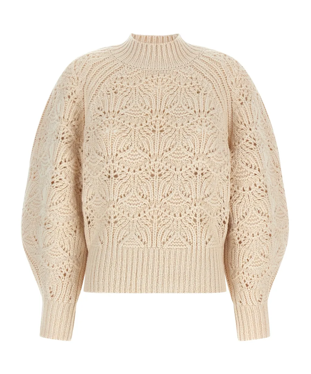 Zimmermann Hypnotic Cable Knit Sweater