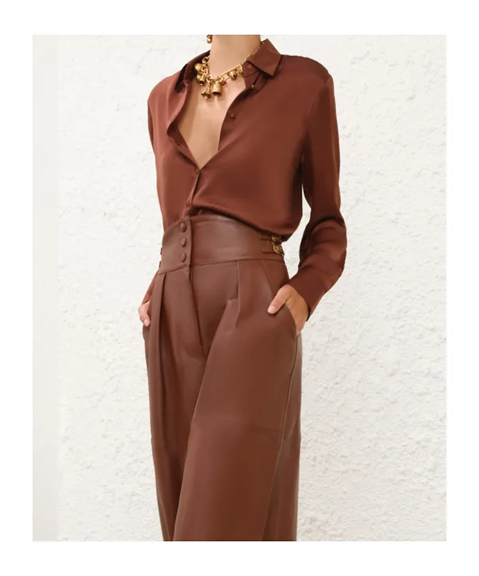 Zimmermann Hypnotic Satin Shirt