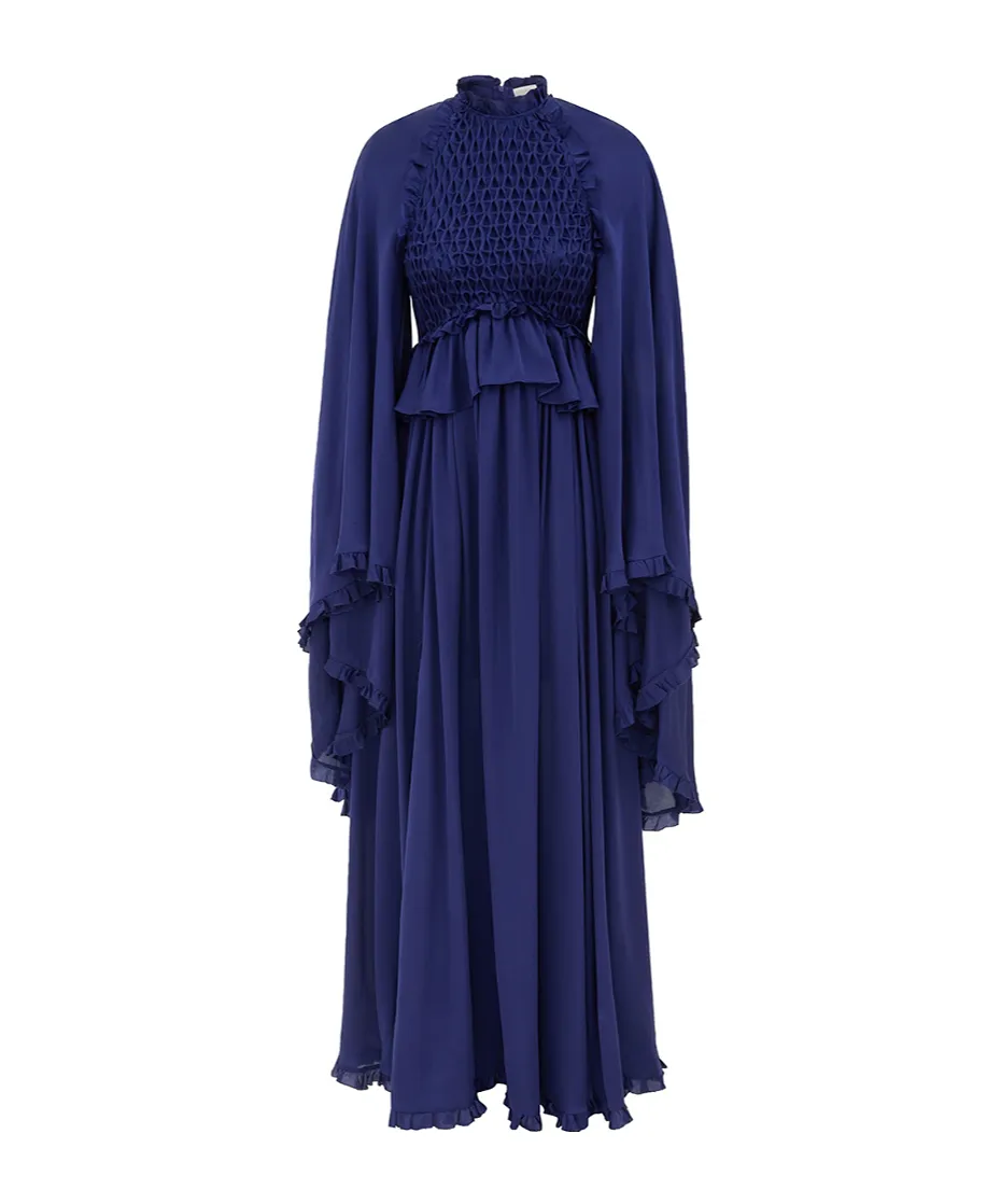 Zimmermann Hypnotic Smocked Flutter Dress