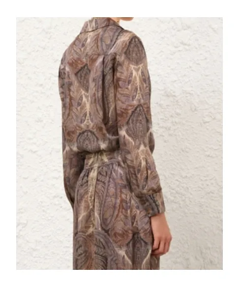 Zimmermann Hypnotic Satin Shirt