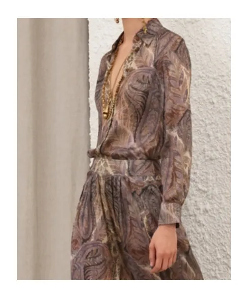 Zimmermann Hypnotic Satin Shirt
