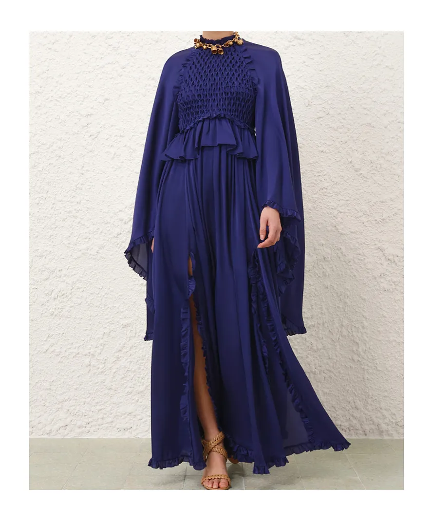 Zimmermann Hypnotic Smocked Flutter Dress