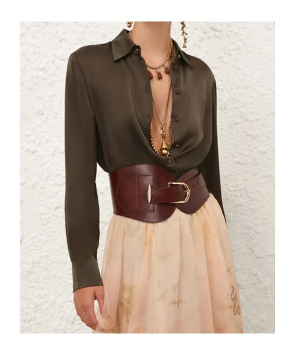 Zimmermann Hypnotic Satin Shirt