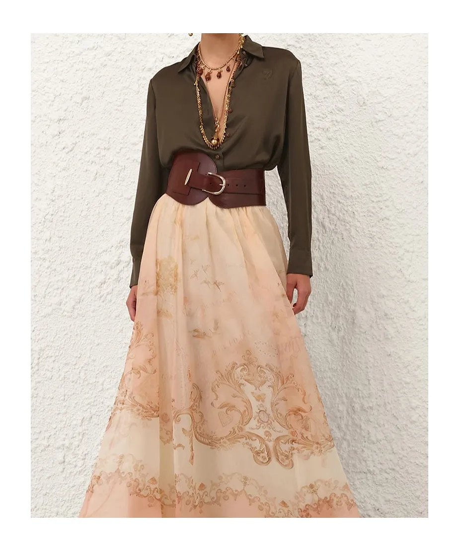Zimmermann Hypnotic Satin Shirt