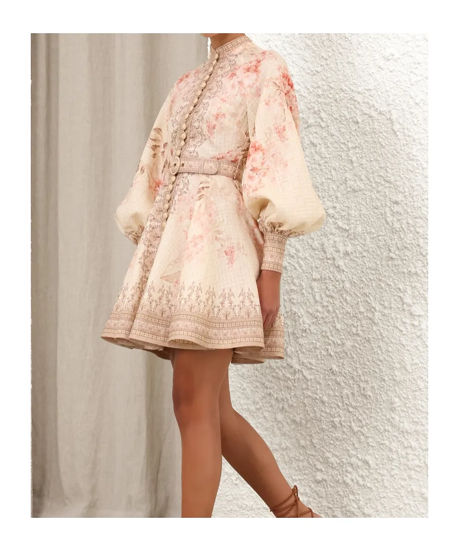Zimmermann Illuminate Buttoned Mini Dress