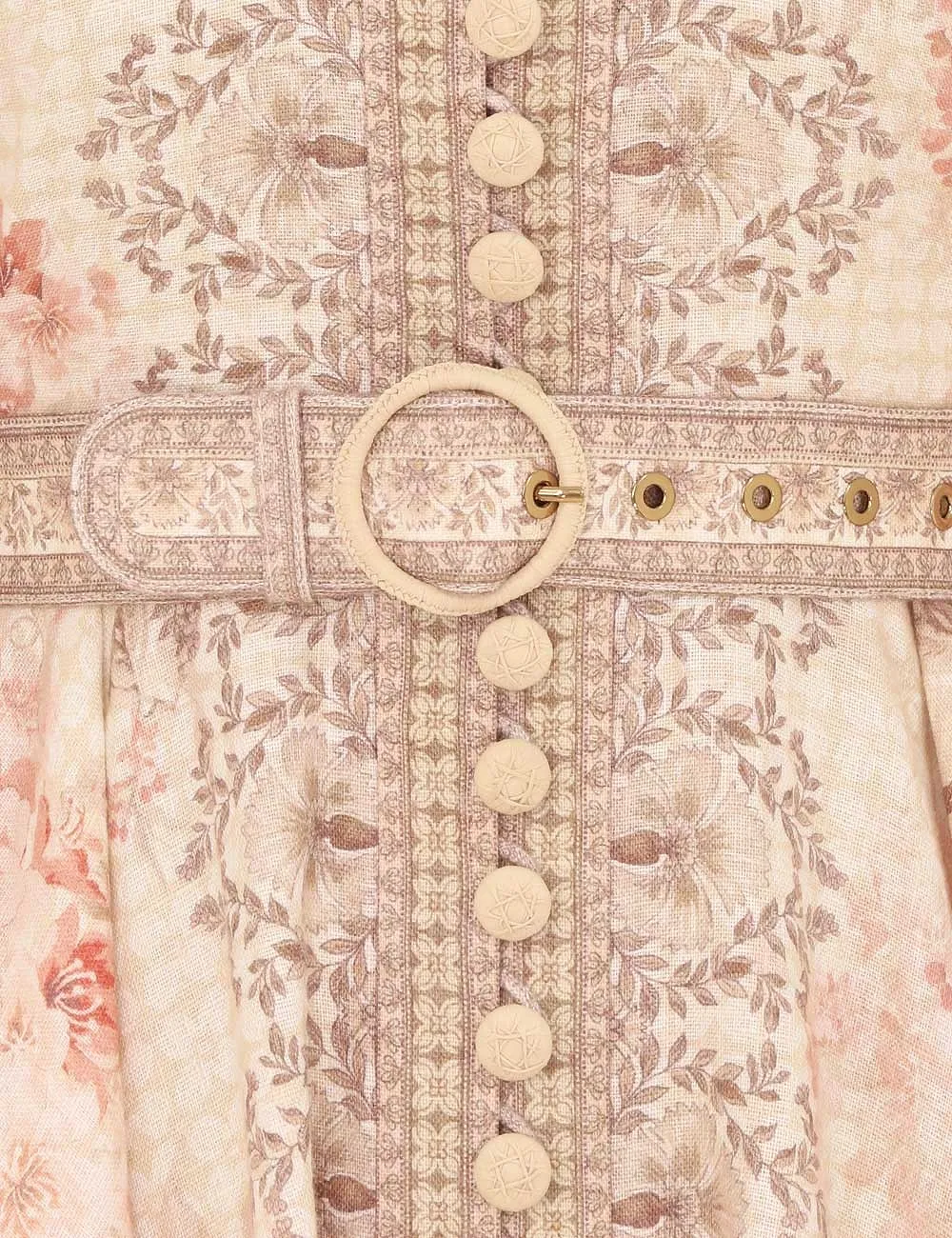 Zimmermann Illuminate Buttoned Mini Dress