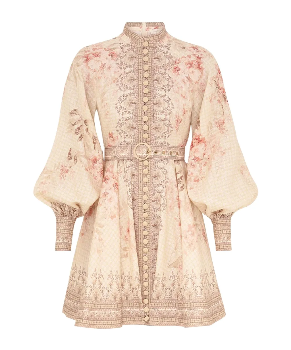 Zimmermann Illuminate Buttoned Mini Dress