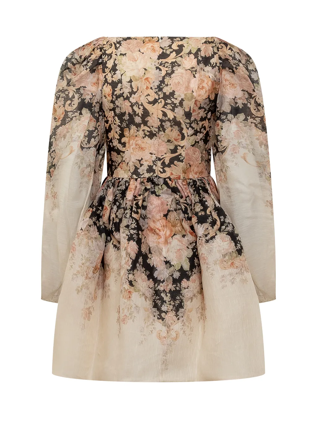 Zimmermann Illustration Drapped Mini Dress