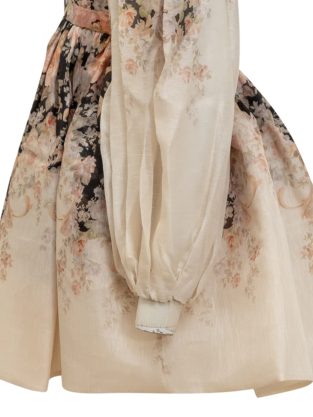 Zimmermann Illustration Drapped Mini Dress