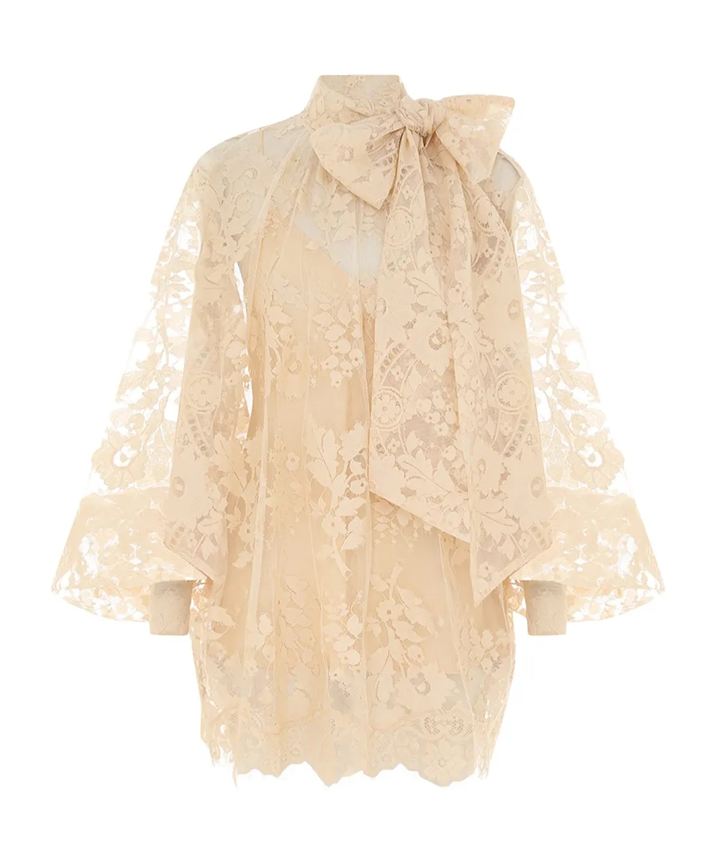 Zimmermann Illustration Laced Blouse