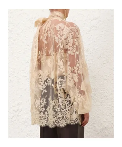 Zimmermann Illustration Laced Blouse