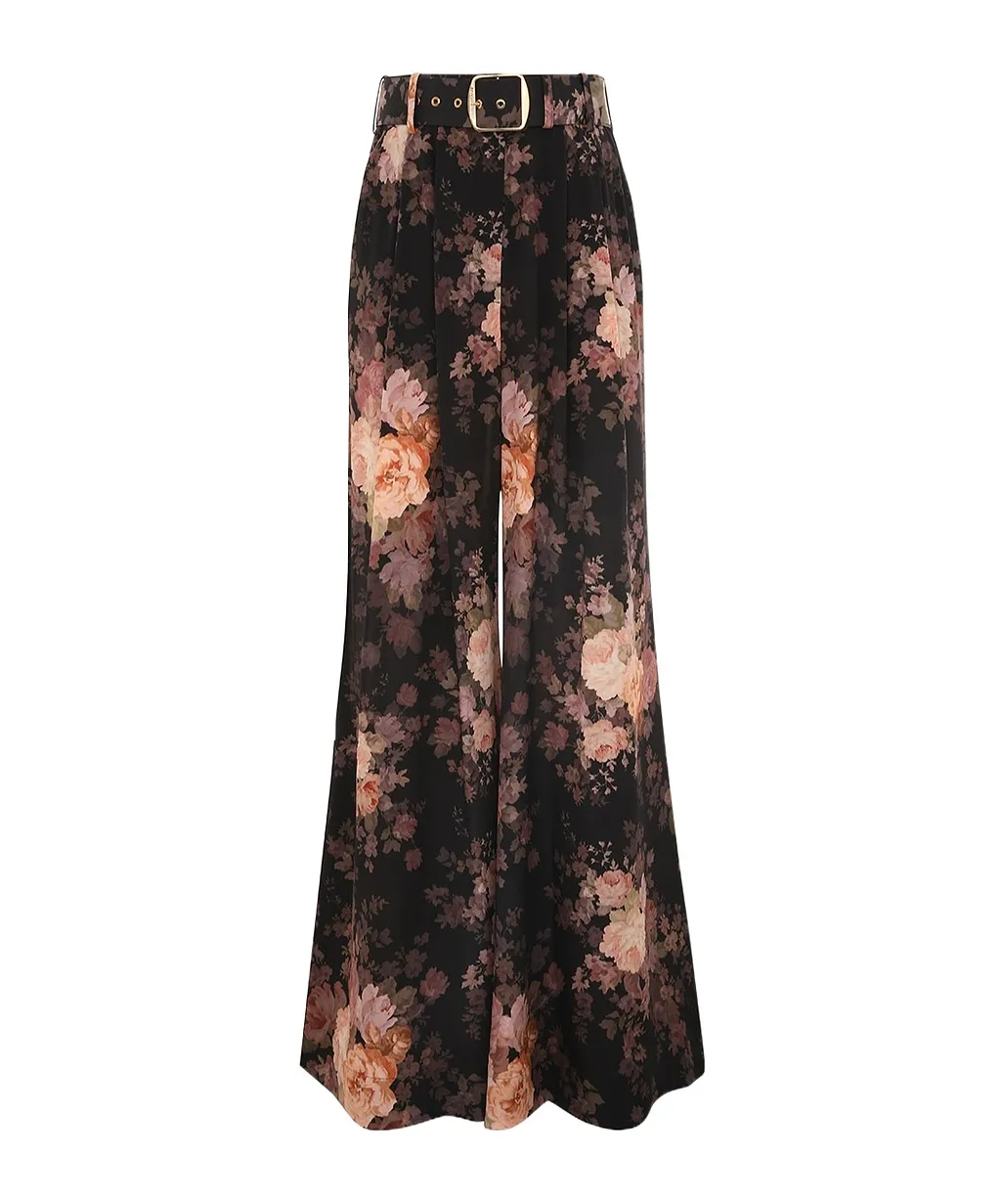 Zimmermann Illustration Tuck Pants