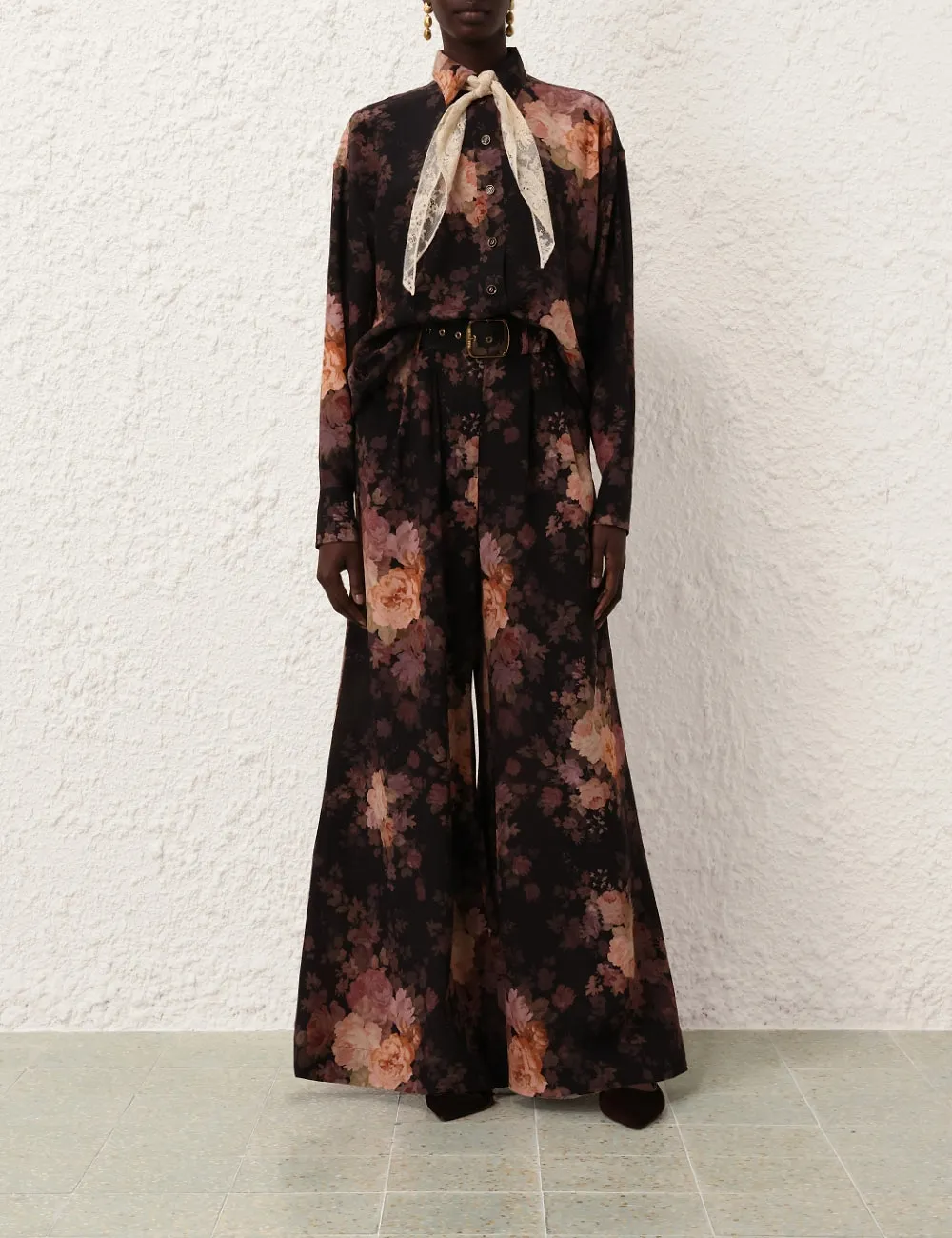 Zimmermann Illustration Tuck Pants