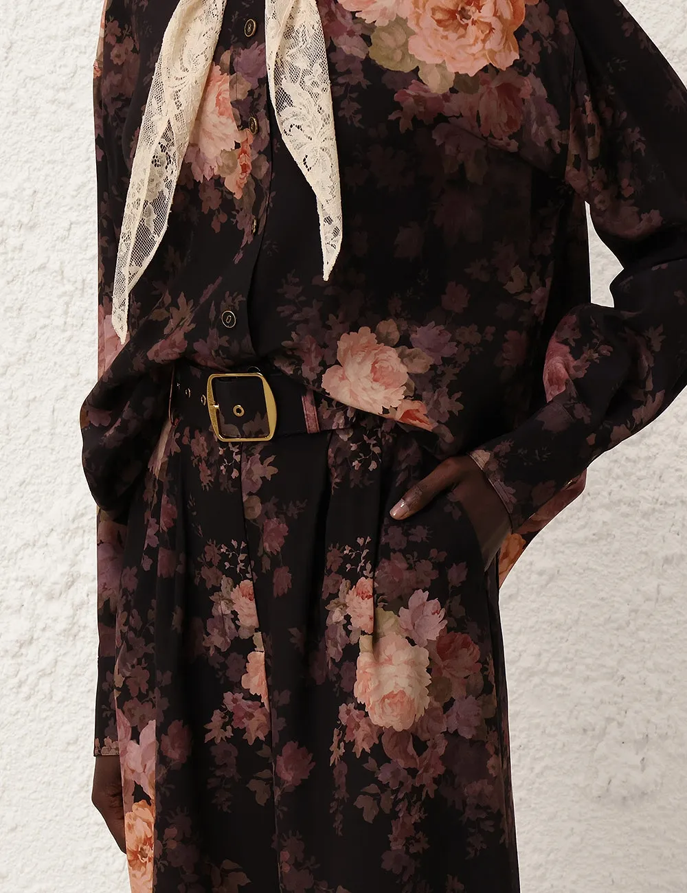 Zimmermann Illustration Tuck Pants