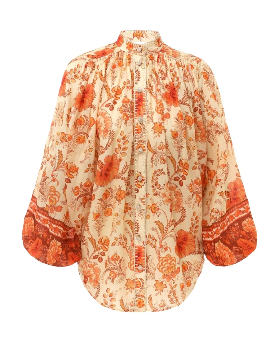 Zimmermann Junie Billow Long-Sleeved Blouse