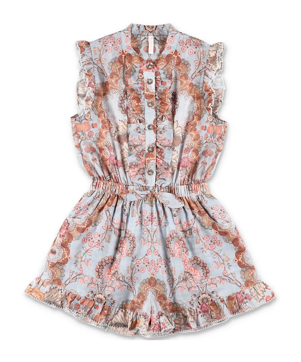 Zimmermann Kids Daylight Frill Playsuit
