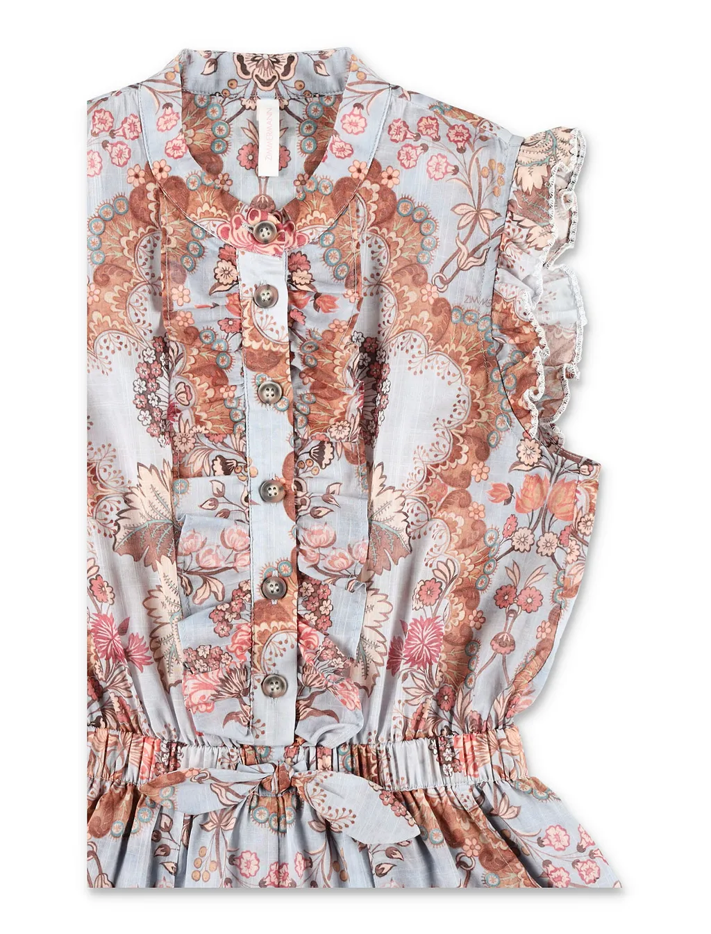 Zimmermann Kids Daylight Frill Playsuit