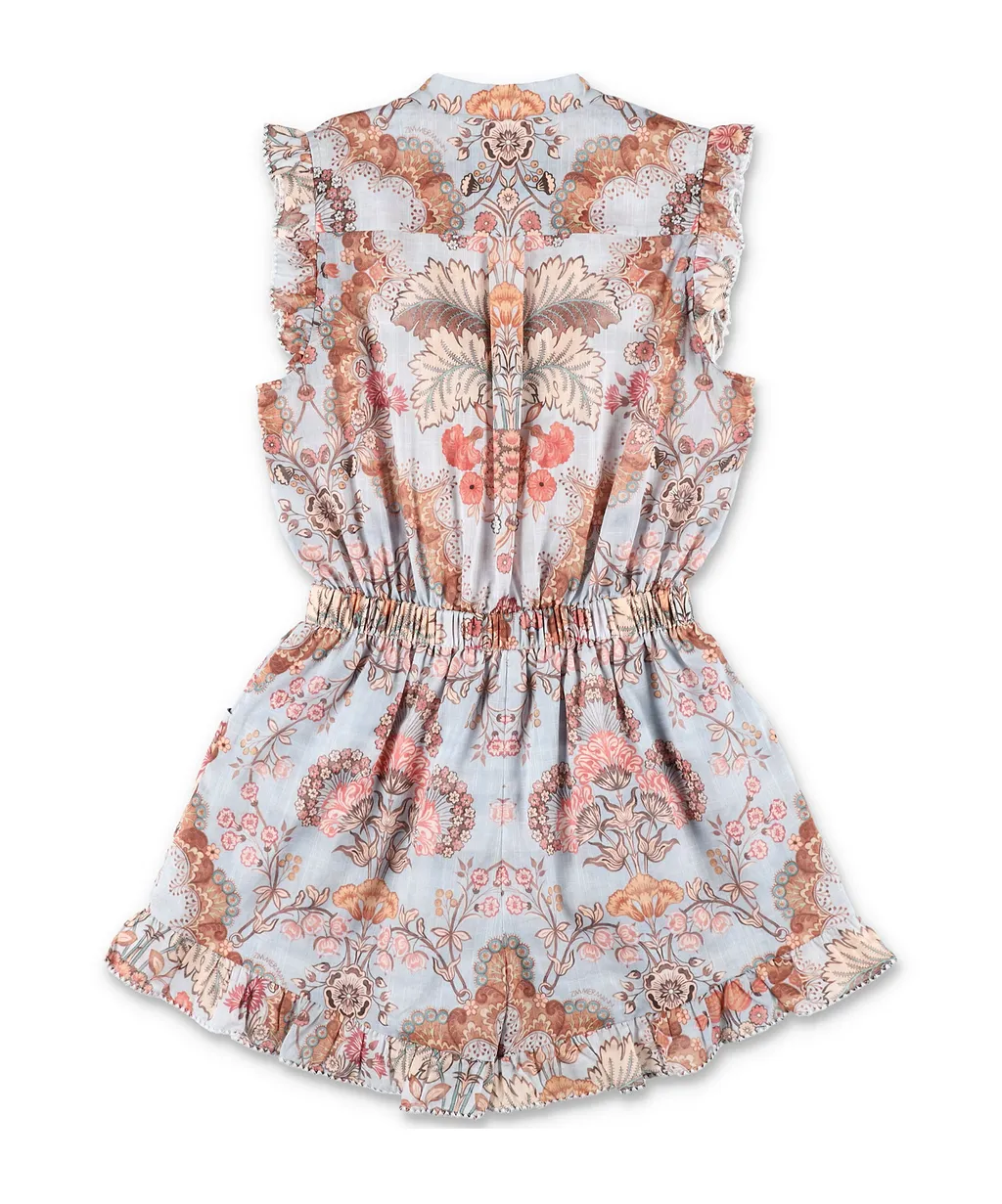 Zimmermann Kids Daylight Frill Playsuit
