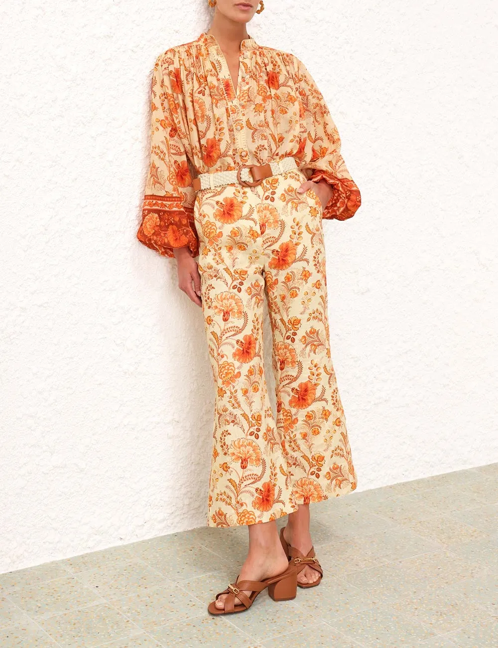Zimmermann Junie Billow Long-Sleeved Blouse