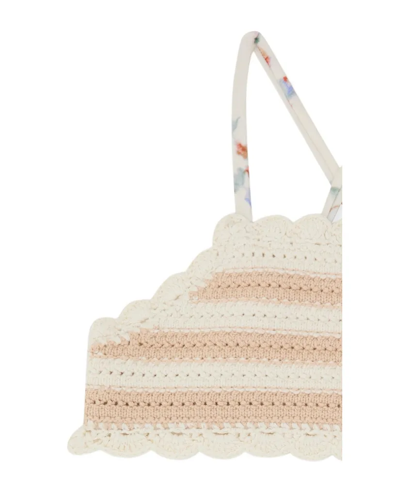 Zimmermann Kids Awaken Knit Bikini