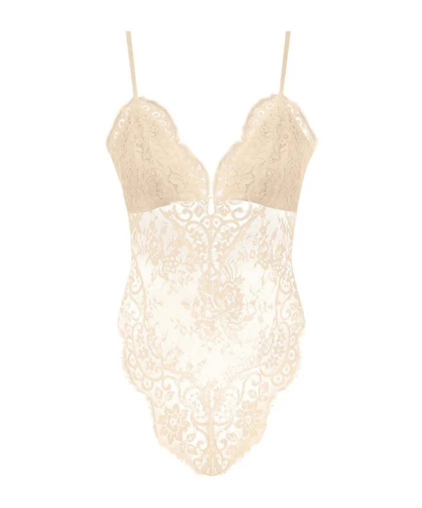 Zimmermann Lace Teddy Bodysuit