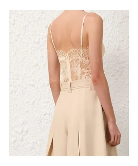 Zimmermann Lace Teddy Bodysuit