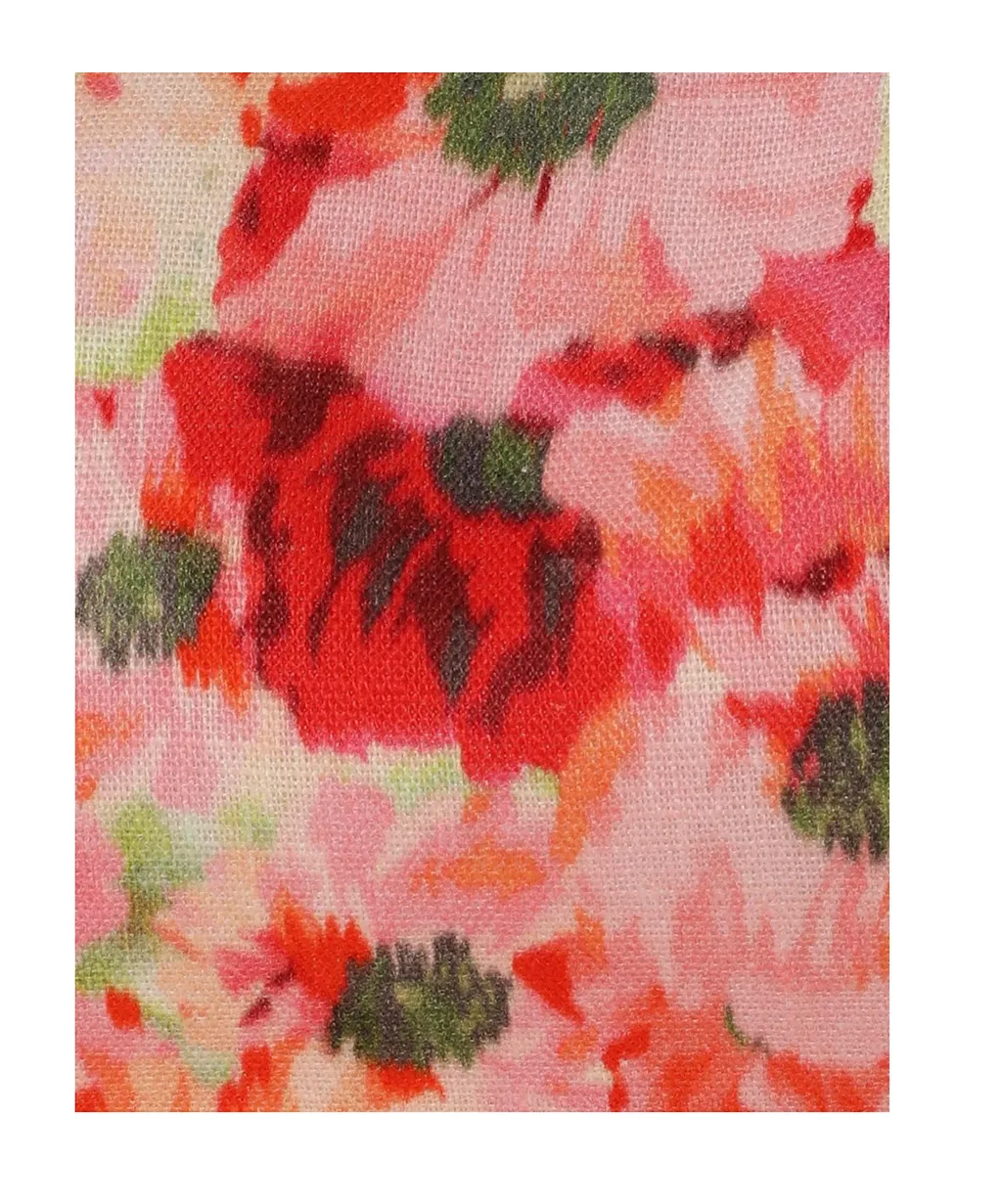 Zimmermann Lightburst Floral-Printed Square Neck Mini Dress