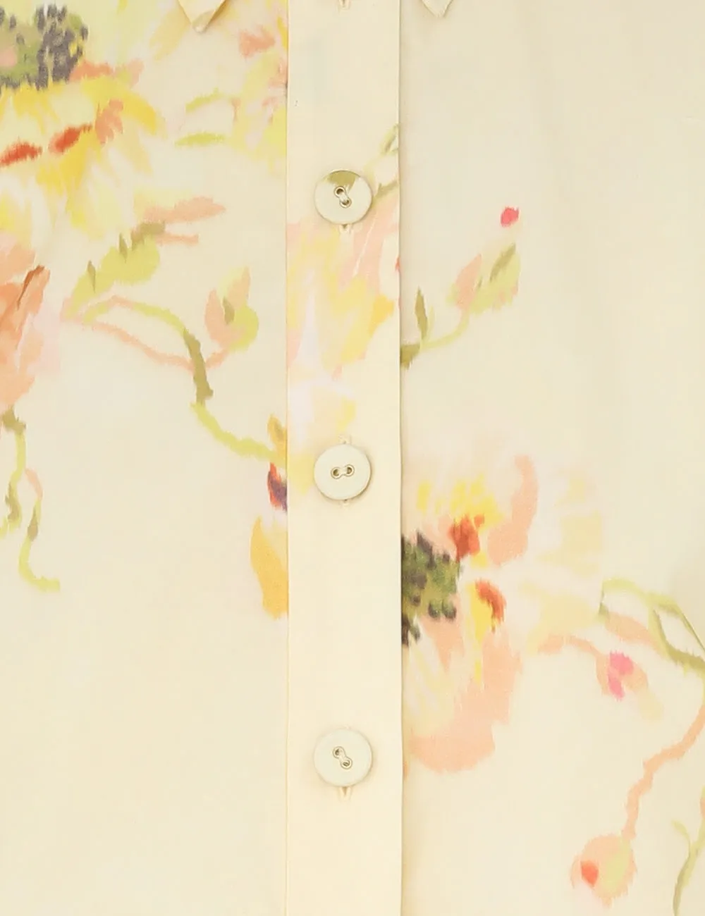Zimmermann Lightburst Relaxed Crop Shirt