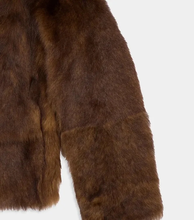 Zimmermann Long Sleeved Shearling Leather Jacket