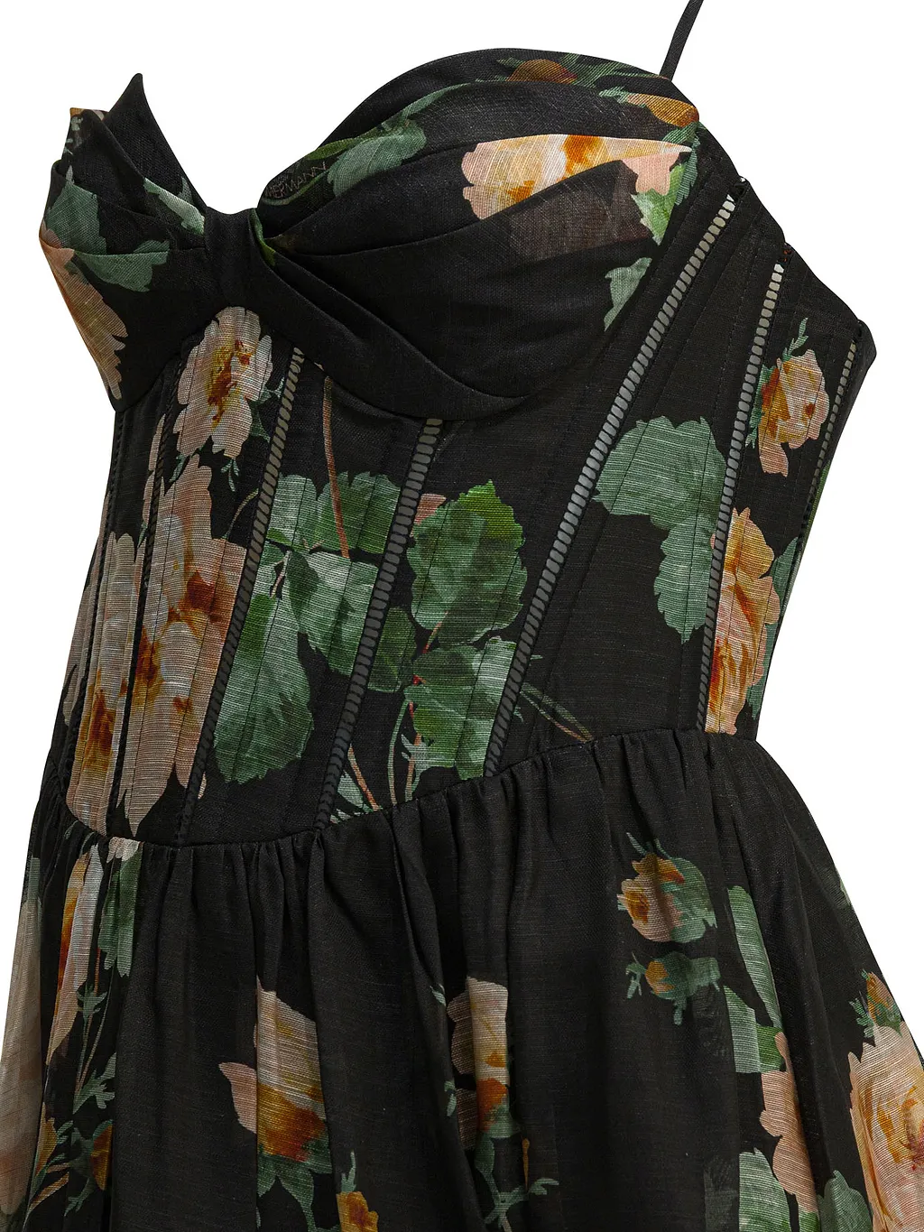 Zimmermann Luna Corset Midi Dress