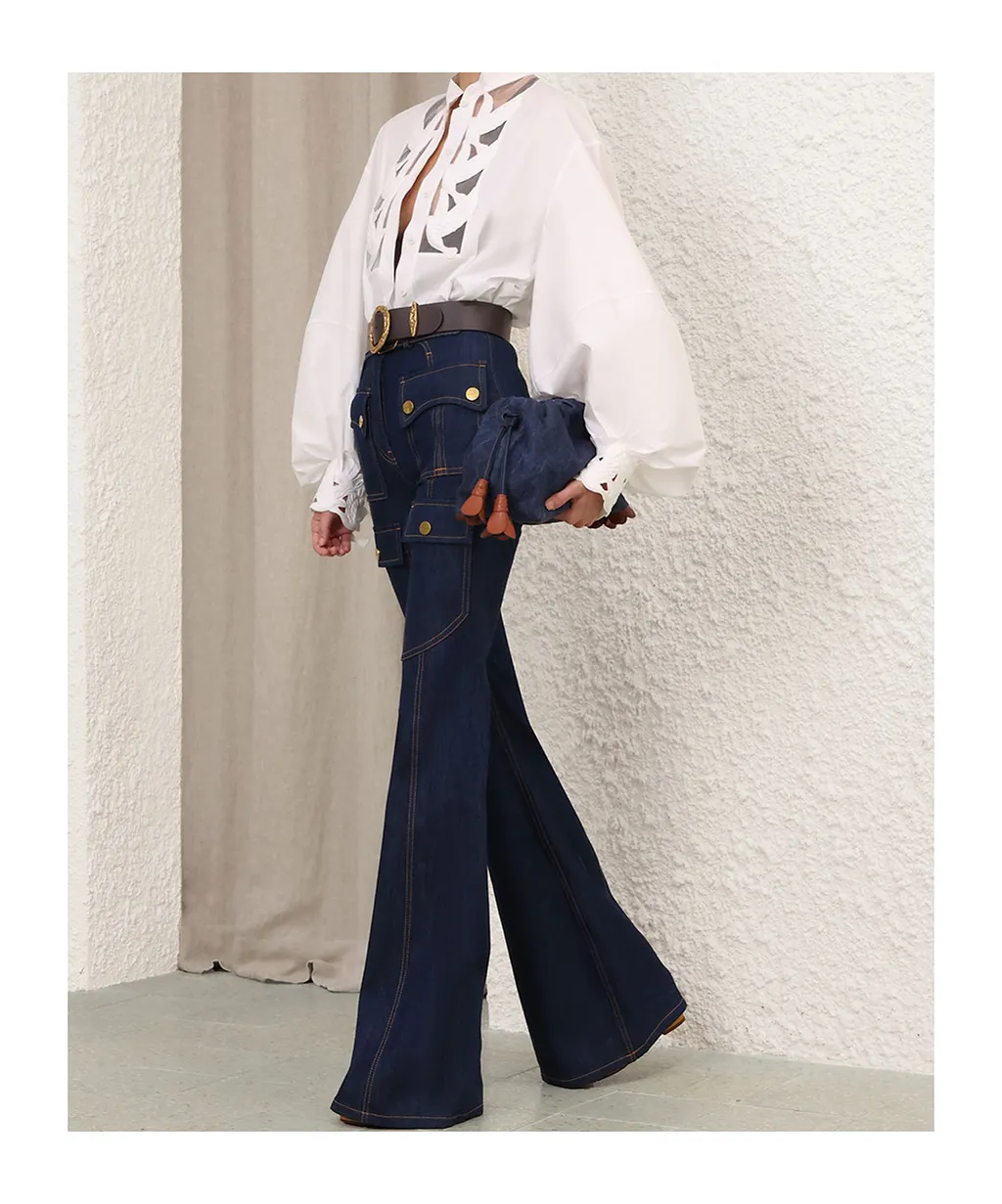 Zimmermann Luna Applique Blouse