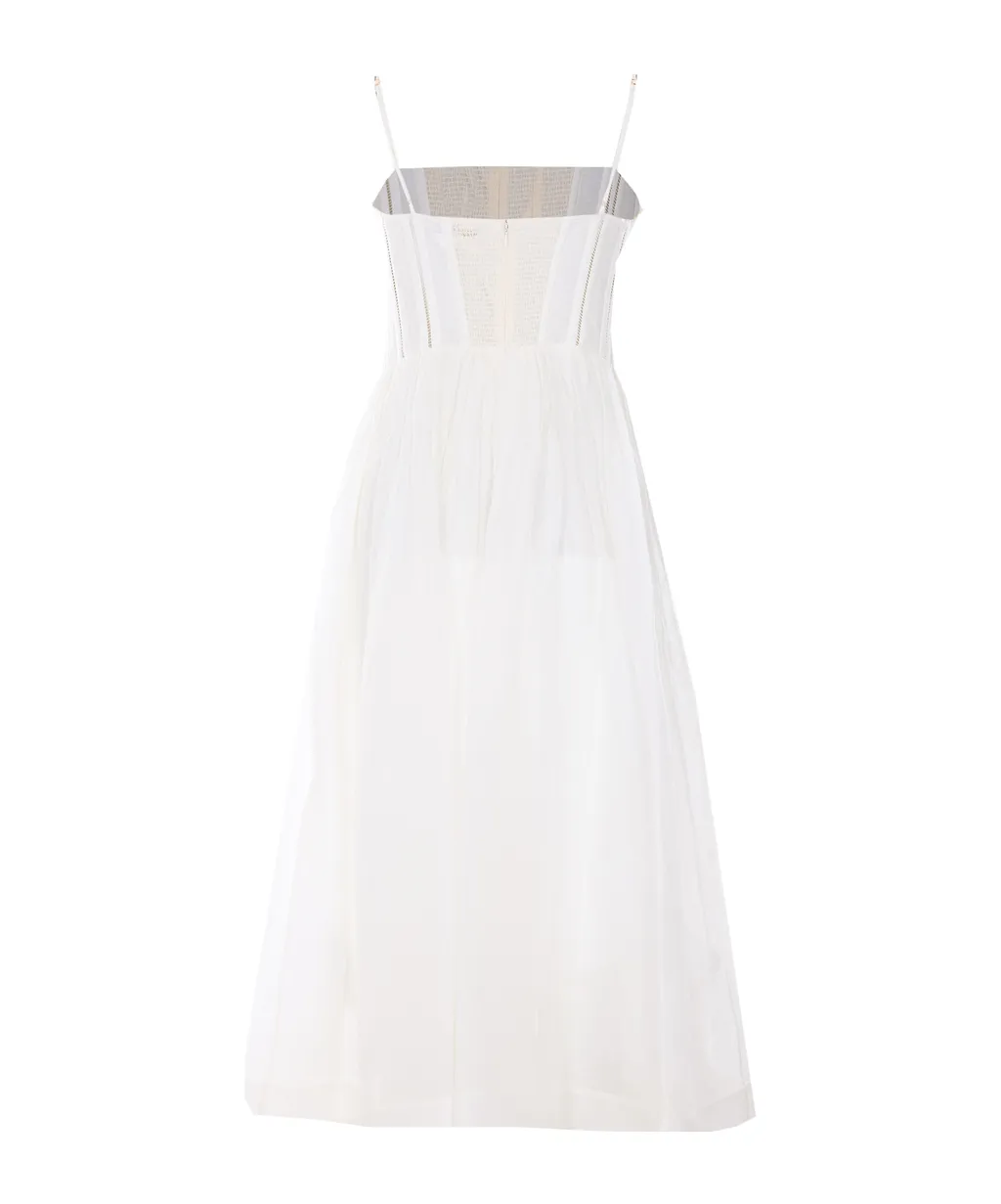 Zimmermann Luna Corset Midi Dress