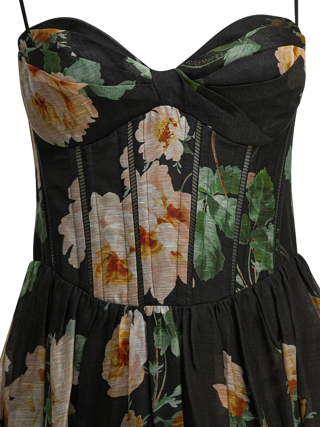 Zimmermann Luna Corset Midi Dress