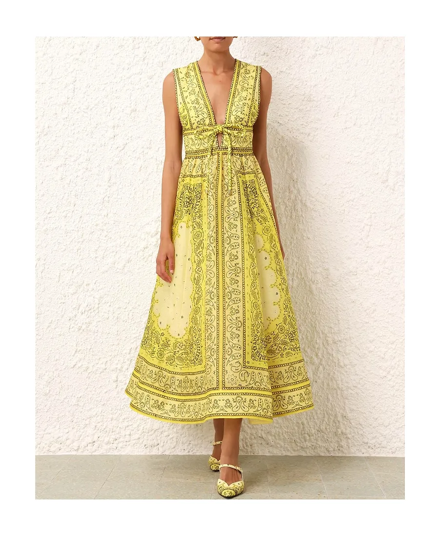 Zimmermann Matchmaker Bow Long Dress
