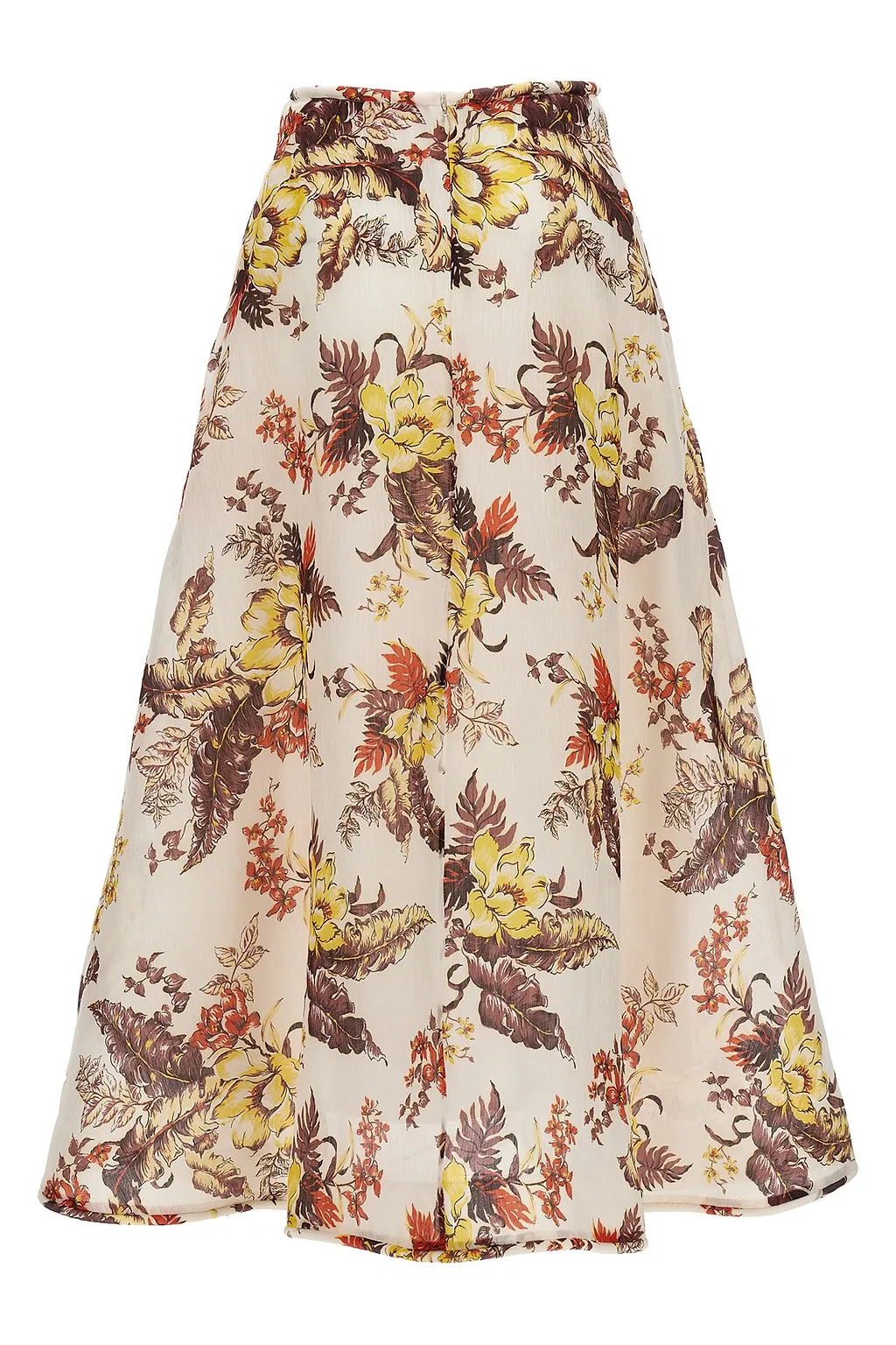 Zimmermann Matchmaker Floral Printed High Waist Skirt