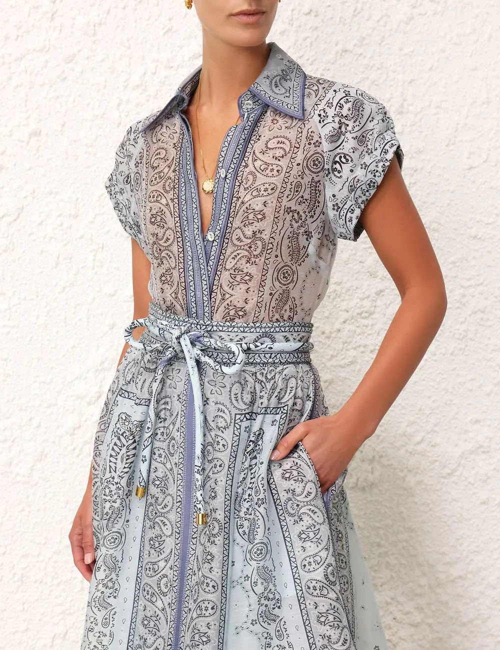 Zimmermann Matchmaker Fitted Blouse